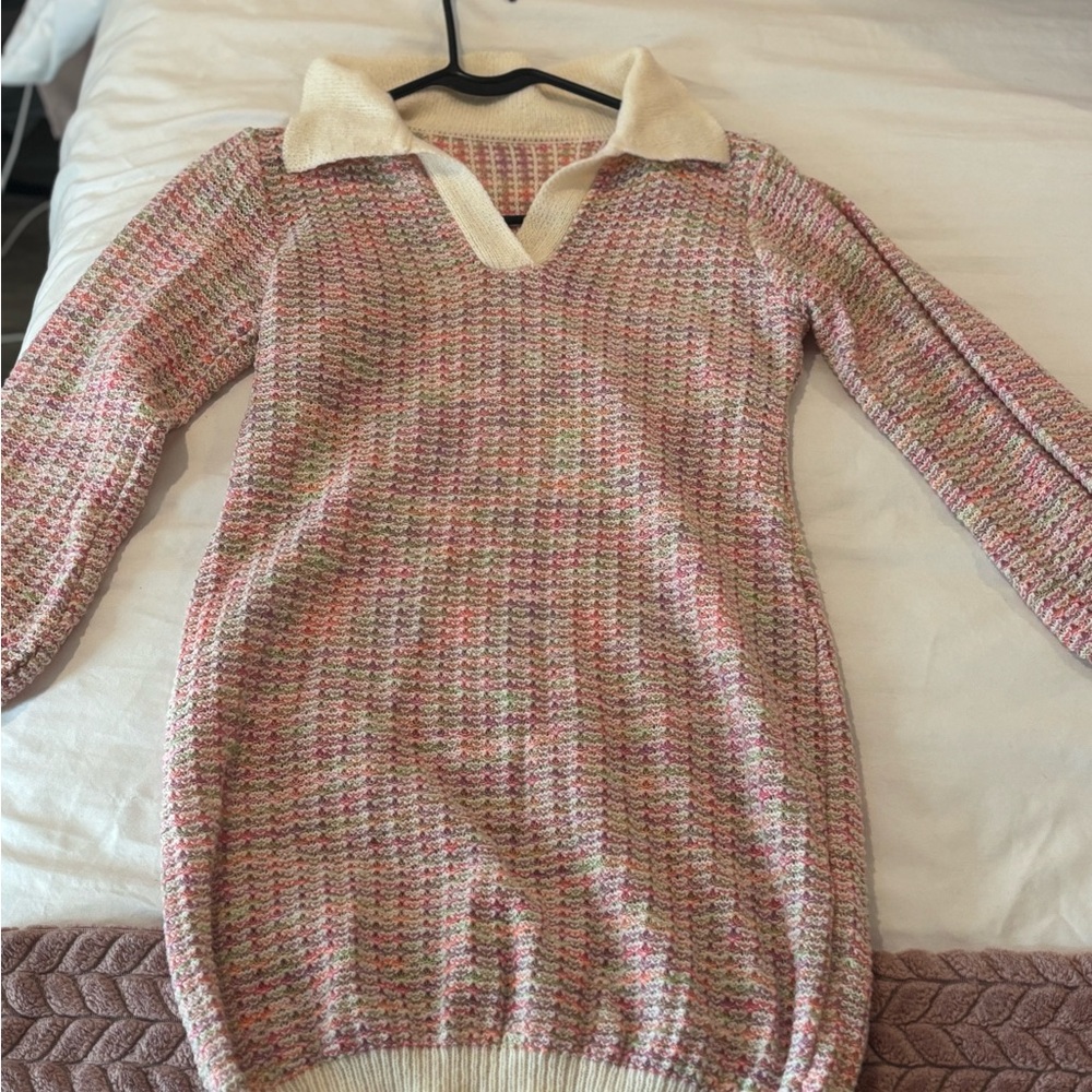 Multicolor Knit Women's Sweater